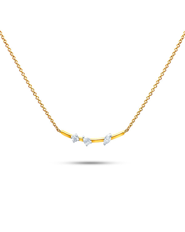 Diamond Horseshoe Pendant Necklace