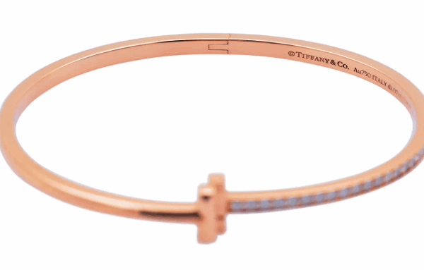 Tiffany & Co. T1 Diamond Hinged Bangle
