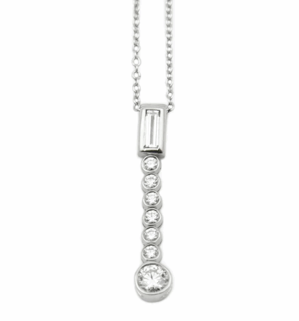 Tiffany & Co. Jazz Platinum Diamond Pendant