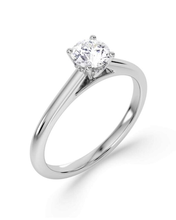 Classic Round Brilliant Solitaire Engagement Ring